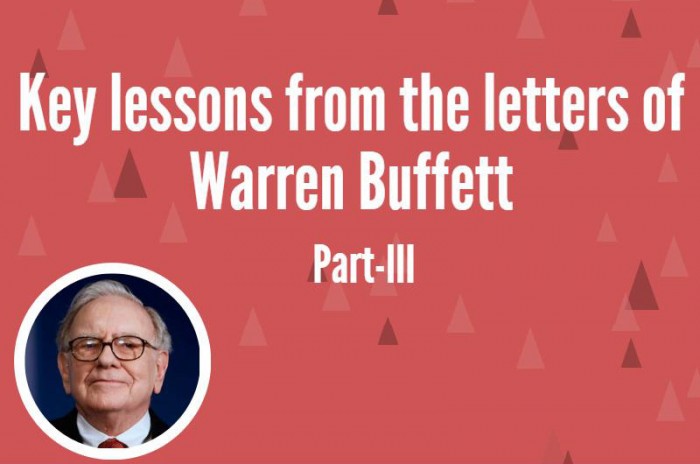 Key lessons from letters of Warren Buffett-Part III 6