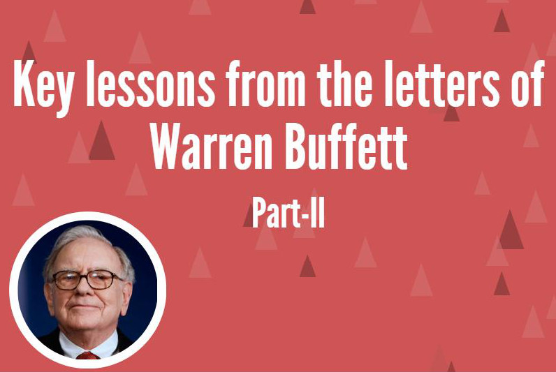 Key lessons from letters of Warren Buffett- Part II 1