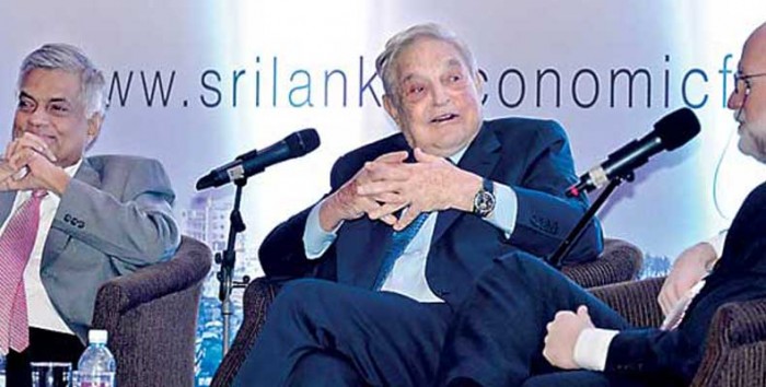 George Soros in Economic forum in Srilanka