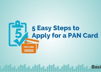 5 easy steps to apply for a PAN Card 1