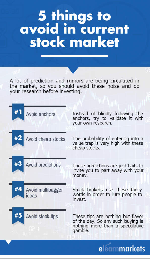 5 things to avoid in current stock market