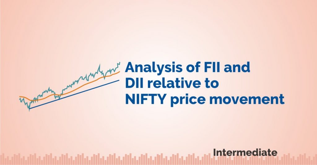 FII and DII Analysis relative to NIFTY price movement 9