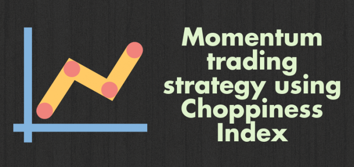 Momentum based strategy using Choppiness Index