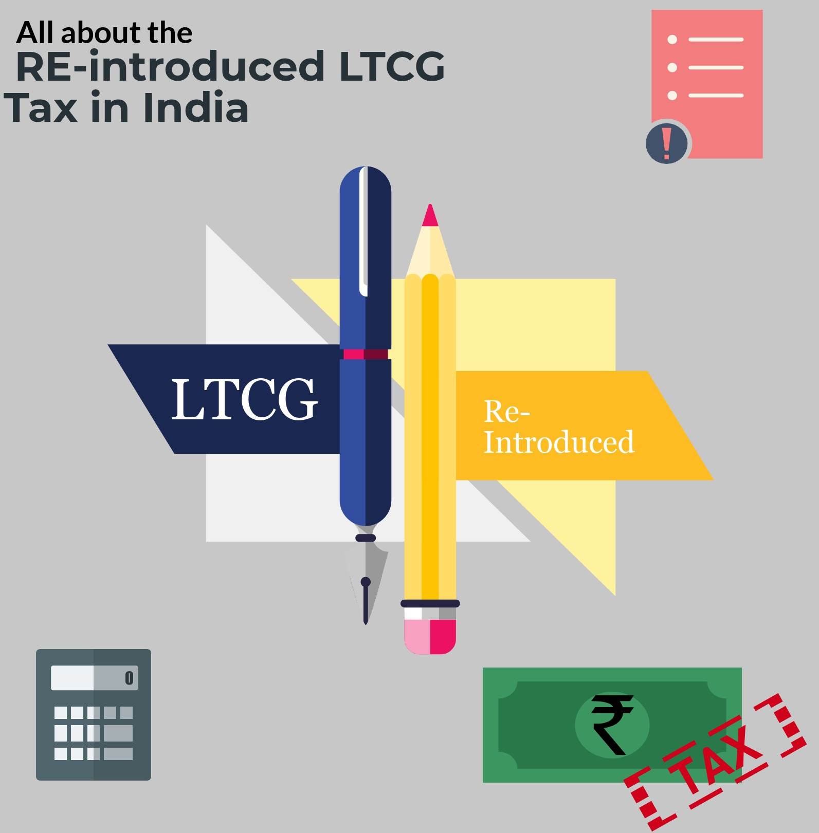 All about the re-introduced Long Term Capital Gains Tax (LTCG tax) in India 2