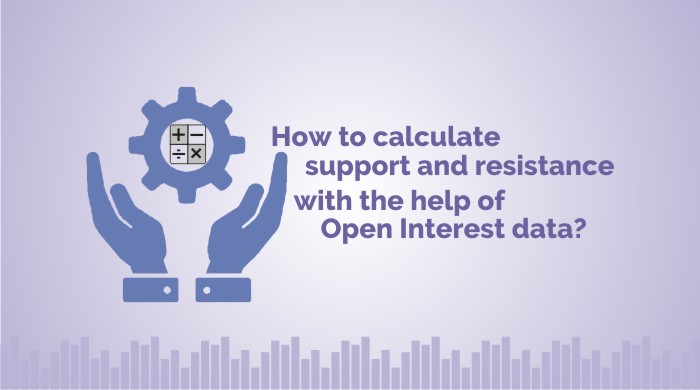 calculate support and resistance with the help of Open Interest data