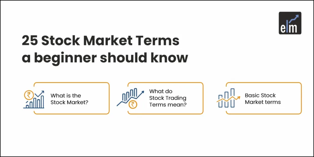 Stock Market Terms for beginners