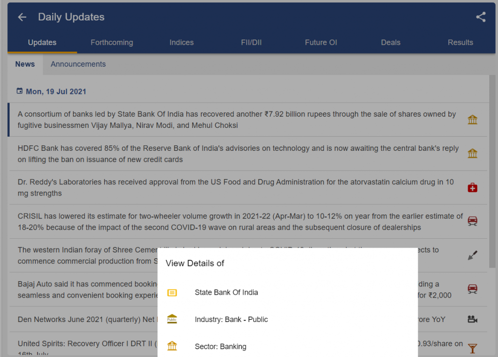 Financial News