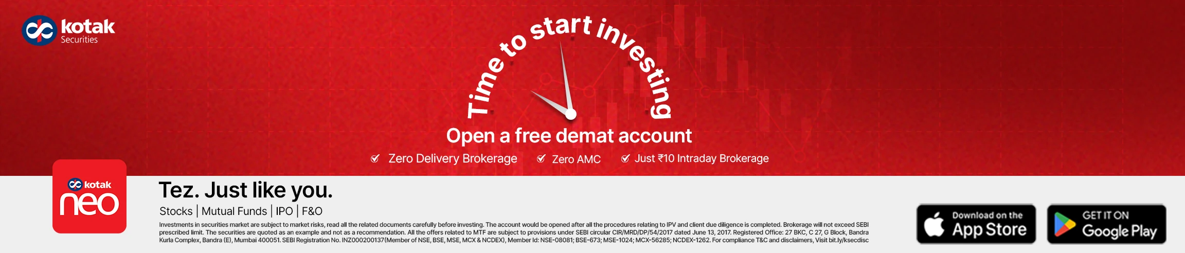 Zero Brokerage From Kotak