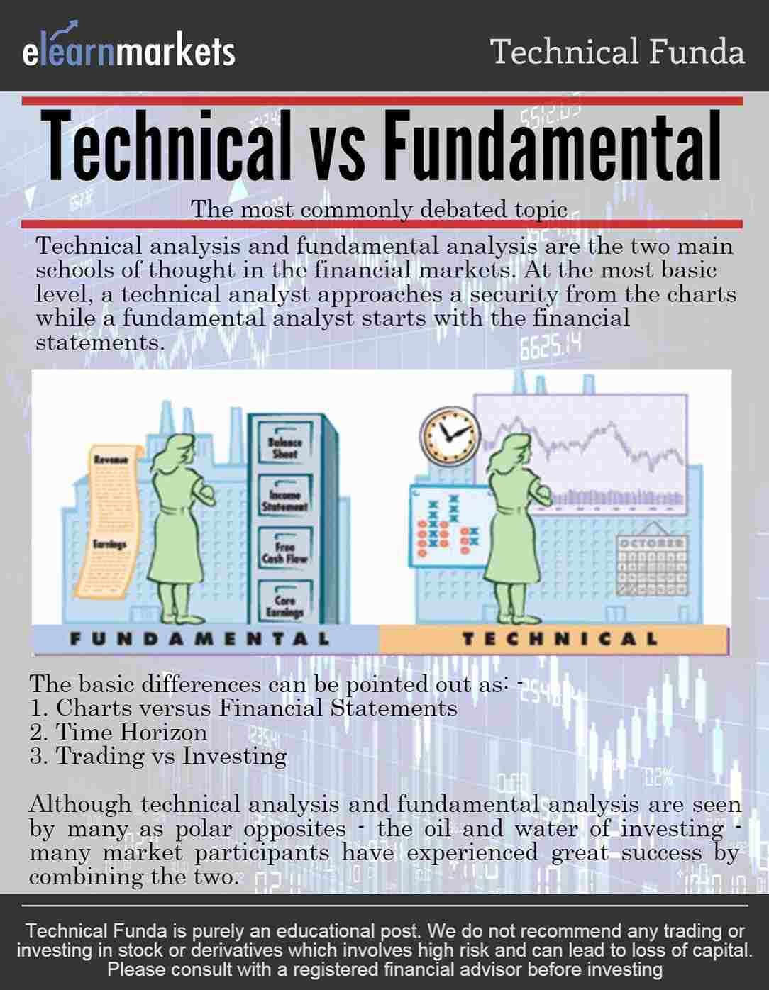 Technical Analysis vs Fundamental Analysis 1