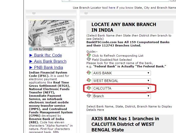 IFSC code and how to find IFSC code of a bank branch
