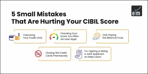 Mistakes hurting your CIBIL Score