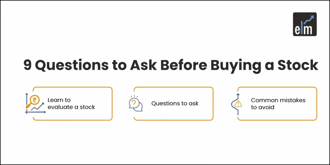 Questions to ask before buying a stock