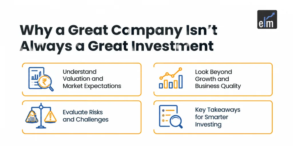 Good investment vs good company